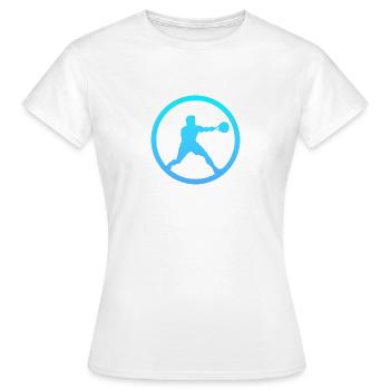 Squash Players Squash Rackets Squash Players - Women's T-Shirt - white - Front - AI Model Female 172 dark (172cm)