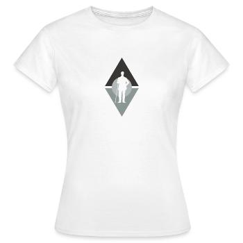Boule de billard Boule de billard Joueur de billard - T-shirt Femme - blanc - Devant - AI Model Female 172 dark (172cm)