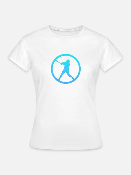 Pitcher Pitcher Softballschläger - Frauen T-Shirt - Weiß