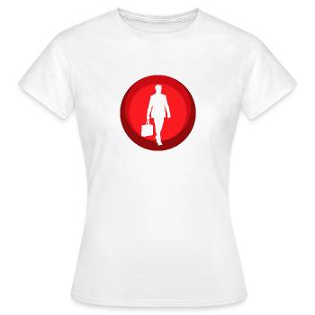 Opérations bancaires Échange bancaire - T-shirt Femme - blanc - Devant - AI Model Female 172 dark (172cm)