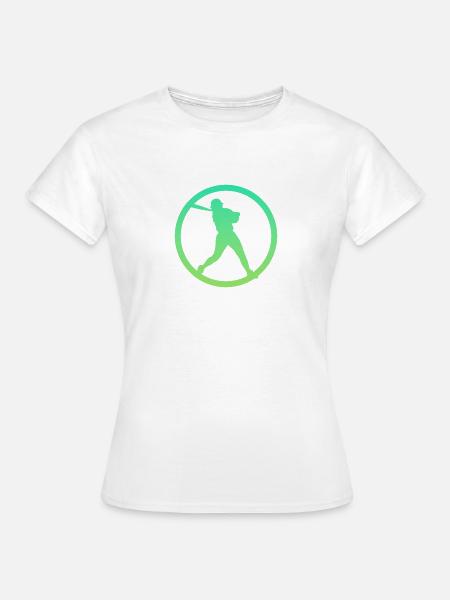 Pitcher Softball Spieler Pitcher - Frauen T-Shirt - Weiß
