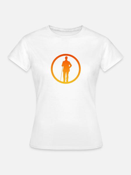 Billardspielerin Billardkugel Billardkugel - Frauen T-Shirt - Weiß