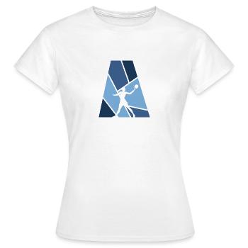 Tennis de plage Tennis de plage Tennis de plage - T-shirt Femme - blanc - Devant - AI Model Female 172 dark (172cm)