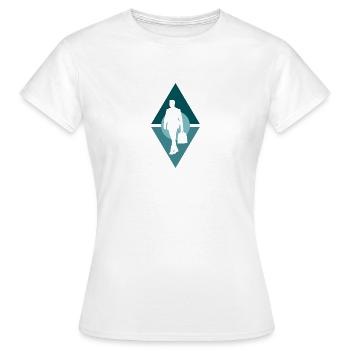 Banquier Services bancaires aux entreprises - T-shirt Femme - blanc - Devant - AI Model Female 172 dark (172cm)