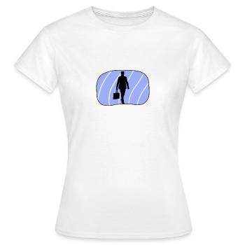 Banque Banque Banque boursière - T-shirt Femme - blanc - Devant - AI Model Female 172 dark (172cm)