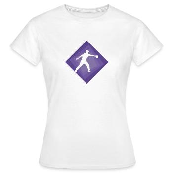 Table tennis, table tennis ball, tennis - Women's T-Shirt - white - Front - AI Model Female 172 dark (172cm)