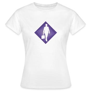Banker Stock Exchange Businessman - Women's T-Shirt - white - Front - AI Model Female 172 dark (172cm)