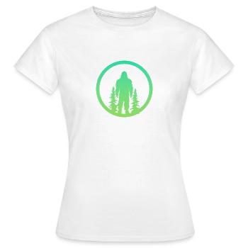 Big foot Big foot Bigfoot Bigfoot - Frauen T-Shirt - Weiß - Vorne - AI Model Female 172 dark (172cm)