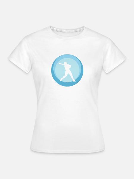 Softball Spieler Pitcher Pitcher - Frauen T-Shirt - Weiß