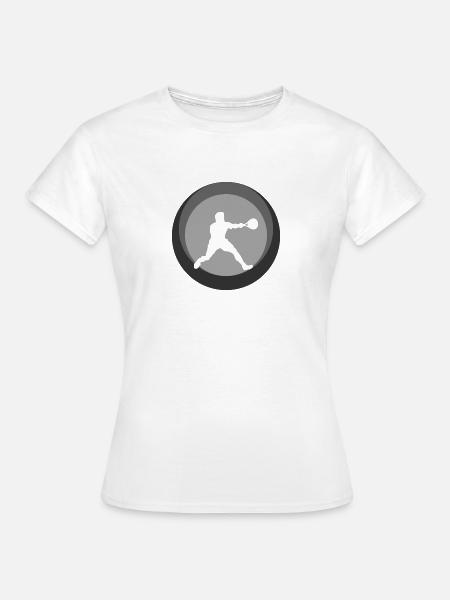 Squashschläger Schläger Squashschläger - Frauen T-Shirt - Weiß