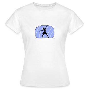 Danseuse de ballet Opéra Danseuse de ballet - T-shirt Femme - blanc - Devant - AI Model Female 172 dark (172cm)