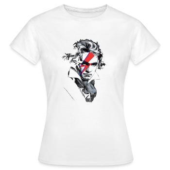 beethoven - T-shirt Femme - blanc - Devant - AI Model Female 172 dark (172cm)