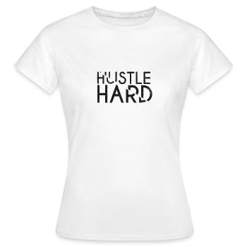 Hustler - Frauen T-Shirt - Weiß - Vorne - AI Model Female 172 dark (172cm)