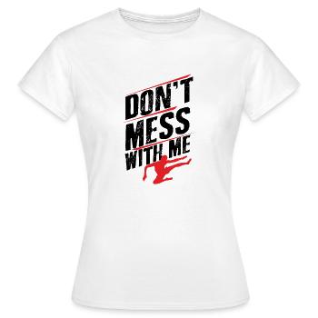 Kickboxer - T-shirt Femme - blanc - Devant - AI Model Female 172 dark (172cm)