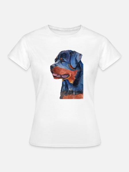 rottweiler - F - Frauen T-Shirt - Weiß