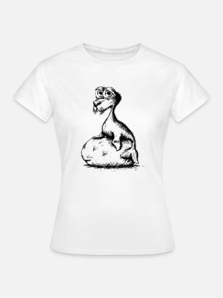 seehundfuzzie - Frauen T-Shirt - Weiß