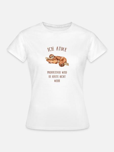 Ich atme - Frauen T-Shirt - Weiß