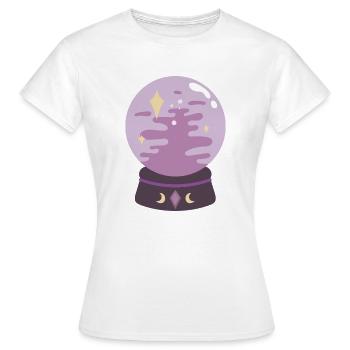 Boule de cristal - T-shirt Femme - blanc - Devant - AI Model Female 172 dark (172cm)