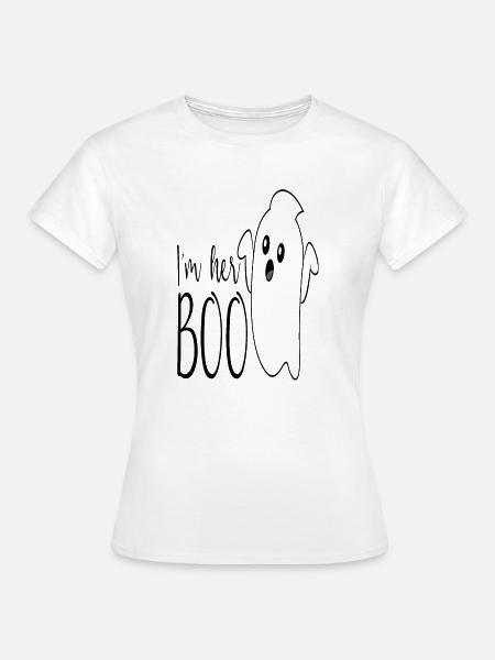 Ich bin ihr Boo - Frauen T-Shirt - Weiß