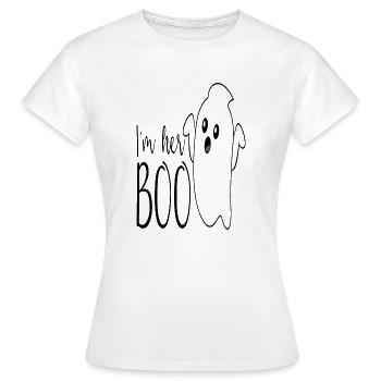 HALLOWEEN - T-shirt Femme - blanc - Devant - AI Model Female 172 dark (172cm)