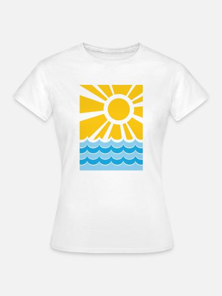 Sommer - Frauen T-Shirt - Weiß