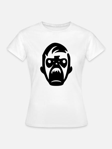 Zombie-Monster - Frauen T-Shirt - Weiß