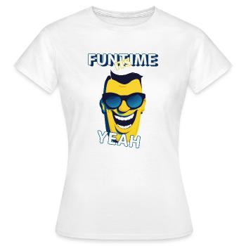 S’amuser - T-shirt Femme - blanc - Devant - AI Model Female 172 dark (172cm)