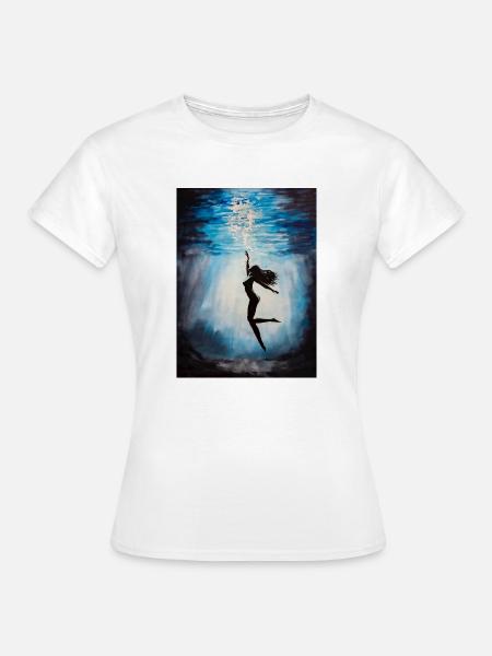Versuchung - Frauen T-Shirt - Weiß