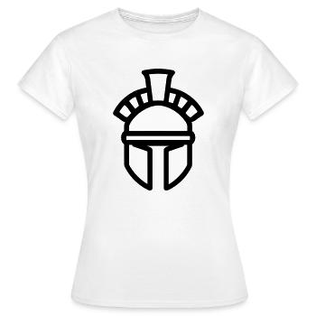 Sparta Guerrier Spartan - T-shirt Femme - blanc - Devant - AI Model Female 172 dark (172cm)