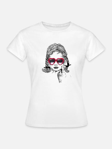 Süßester Mittelfinger.... - Frauen T-Shirt - Weiß