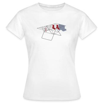 Wäsche - Frauen T-Shirt - Weiß - Vorne - AI Model Female 172 dark (172cm)