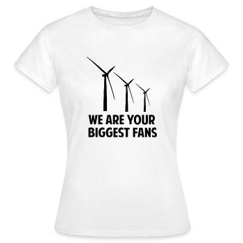 Nous sommes vos plus grands fans - T-shirt Femme - blanc - Devant - AI Model Female 172 dark (172cm)