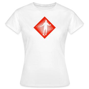 Hockey sur gazon Hockey en salle - T-shirt Femme - blanc - Devant - AI Model Female 172 dark (172cm)