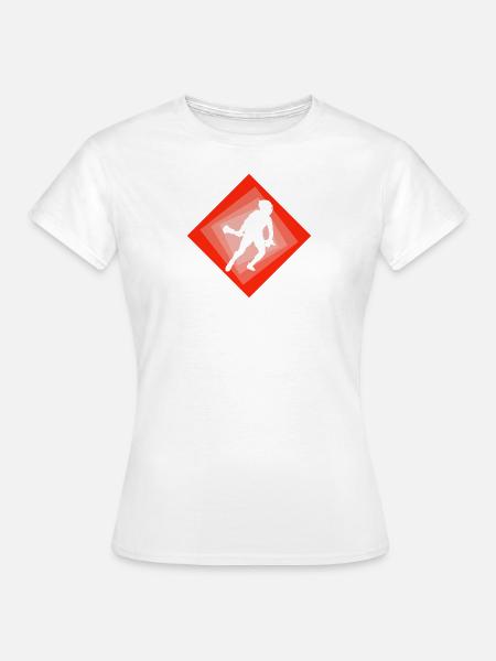 Intercrosse box Lacrosse - Frauen T-Shirt - Weiß