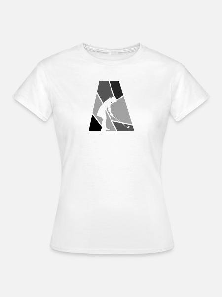 Golfball Golfer Golf - Frauen T-Shirt - Weiß