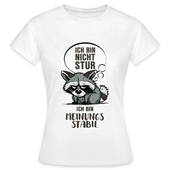 Ich Bin Nicht Stur - dunkel - Frauen T-Shirt - Weiß - Vorne - AI Model Female 172 dark (172cm)