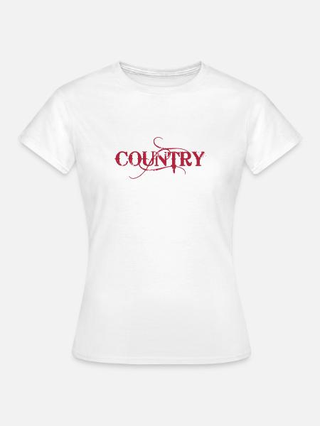 Country - Frauen T-Shirt - Weiß