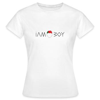 Je suis portugais - T-shirt Femme - blanc - Devant - AI Model Female 172 dark (172cm)