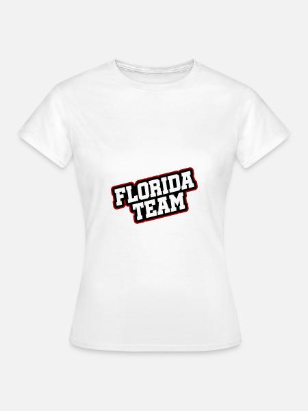 Florida Team - Frauen T-Shirt - Weiß