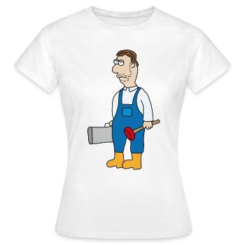 Concierges - T-shirt Femme - blanc - Devant - AI Model Female 172 dark (172cm)