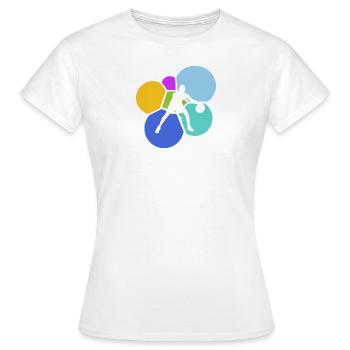 Basketteur BBall Hooping - T-shirt Femme - blanc - Devant - AI Model Female 172 dark (172cm)
