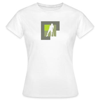 Field hockey Field hockey Field hockey players - Women's T-Shirt - white - Front - AI Model Female 172 dark (172cm)