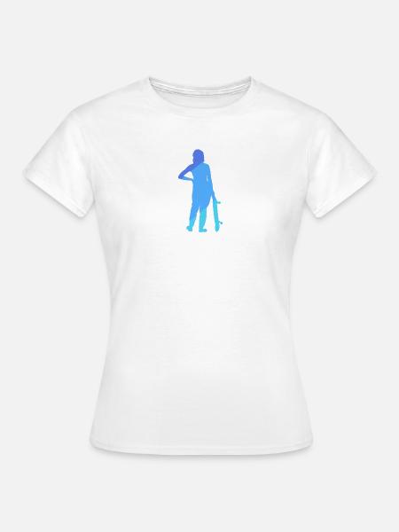 Skateboard Skateboarder Halfpipe Skate - Frauen T-Shirt - Weiß
