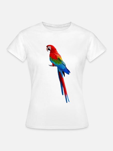 Papagei - Frauen T-Shirt - Weiß