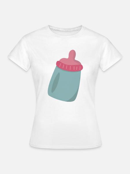 Babyflasche - Frauen T-Shirt - Weiß
