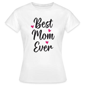 Beste Mutter aller Zeiten - Frauen T-Shirt - Weiß - Vorne - AI Model Female 172 dark (172cm)