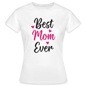 Beste Mutter aller Zeiten - Frauen T-Shirt - Weiß - Vorne - AI Model Female 172 dark (172cm)