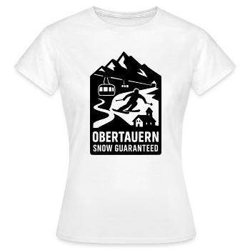 Obertauern Ski Resort - Frauen T-Shirt - Weiß - Vorne - AI Model Female 172 dark (172cm)