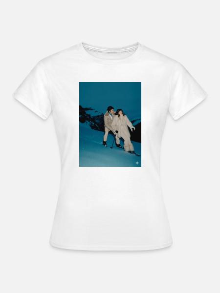 Schneezauber Duo - Frauen T-Shirt - Weiß