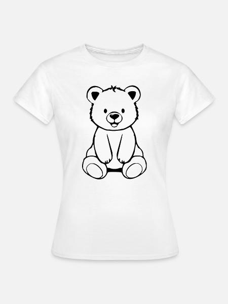 Bär Bärchen - Frauen T-Shirt - Weiß